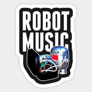 ROBOT MUSIC Sticker